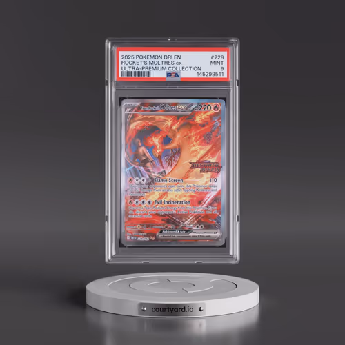 2025 Pokémon Dri EN-Destined Rivals #229 Team Rocket's Moltres EX - Holo Team Rocket's Moltres EX Ul