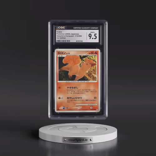 2008 Galactic's Conquest #016/096 Vulpix - 1st Edition (CGC 9.5 MINT+)