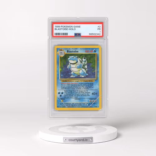 1999 Pokémon Game #2 Blastoise - Holo (PSA 1 PR)