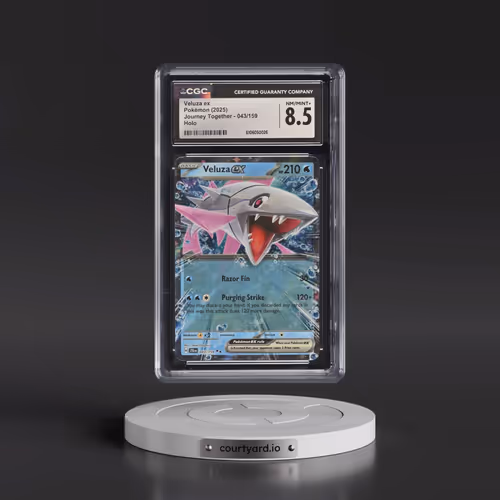 2025 Journey Together - JTG EN #043/159 Veluza ex - Holo (CGC 8.5 NM-MT+)