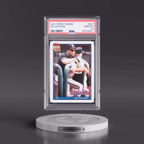 1991 Topps Traded #58T Bo Jackson (PSA 10 GEM MINT)