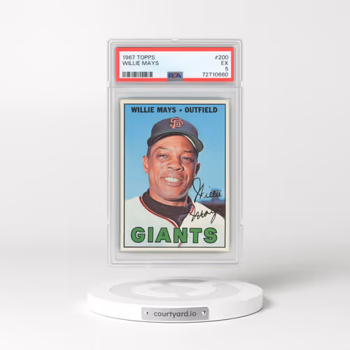 1967 Topps #200 Willie Mays (PSA 5 EX)