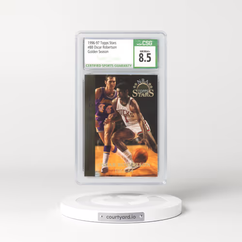1996 Topps Stars #88 Oscar Robertson - Golden Season (CSG 8.5 NM-MT+)