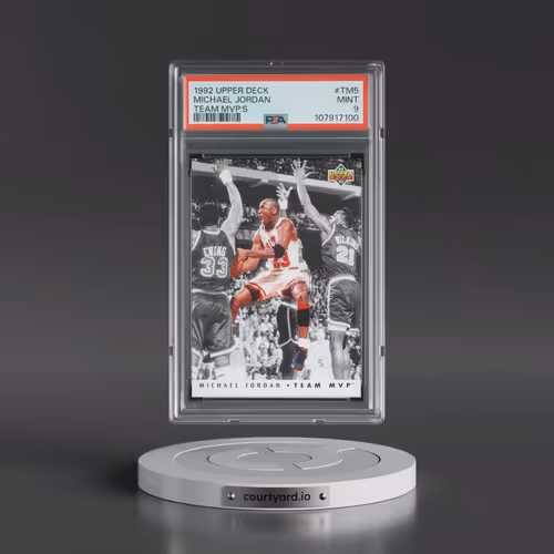 1992 Upper Deck Team MVP's #TM5 Michael Jordan (PSA 9 MINT)