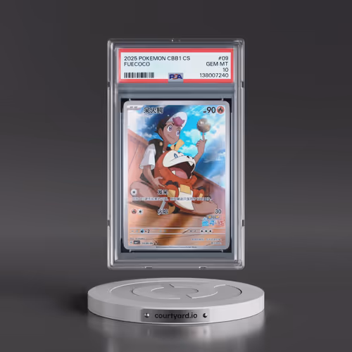 2025 Pokémon Simplified CBB1 C-Gem Pack Vol 1 #09 Fuecoco (PSA 10 GEM MINT)