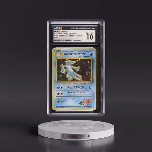 1998 Gym Booster 1: Leaders' Stadium Misty's Golduck - Holo (CGC 10 GEM MINT)