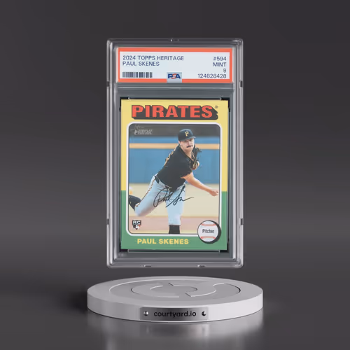 2024 Topps Heritage #594 Paul Skenes (PSA 9 MINT)