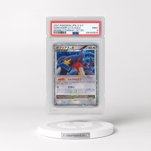 2007 Pokémon Diamond & Pearl Moonlit Pursuit Garchomp LV.X - 1st Edition Holo (PSA 9 MINT)