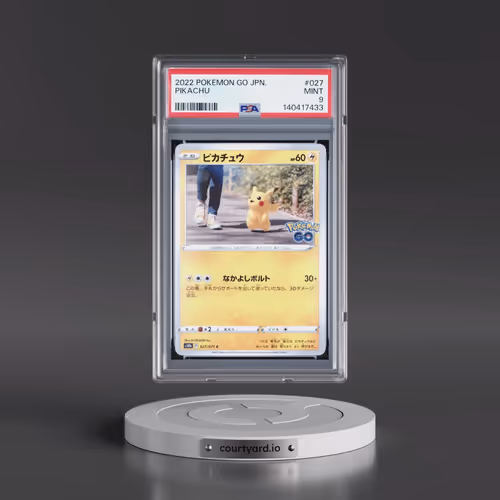2022 Pokémon Go #027 Pikachu (PSA 9 MINT)