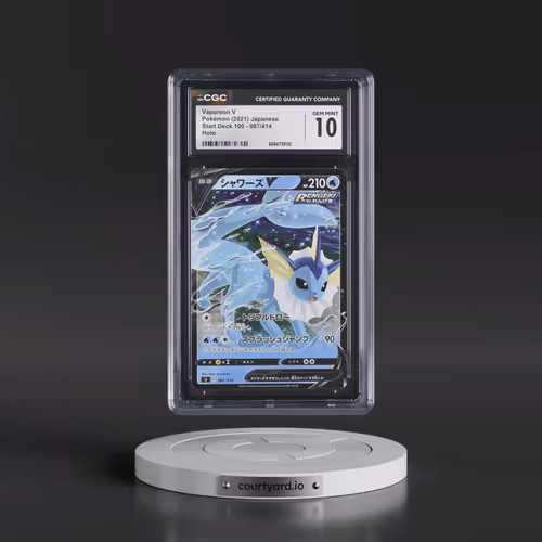 2021 Start Deck 100 #087/414 Vaporeon V - Holo (CGC 10 GEM MINT)