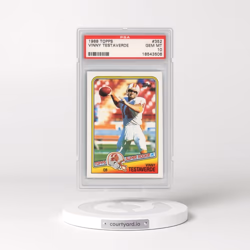 1988 Topps #352 Vinny Testaverde (PSA 10 GEM MINT)