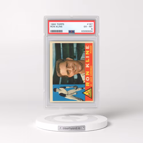 1960 Topps #197 Ron Kline (PSA 6 EX-MT)