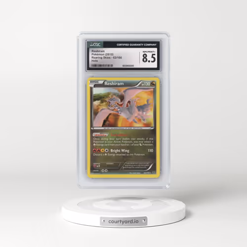 2015 Roaring Skies #63/108 Reshiram - Holo (CGC 8.5 NM-MT+)