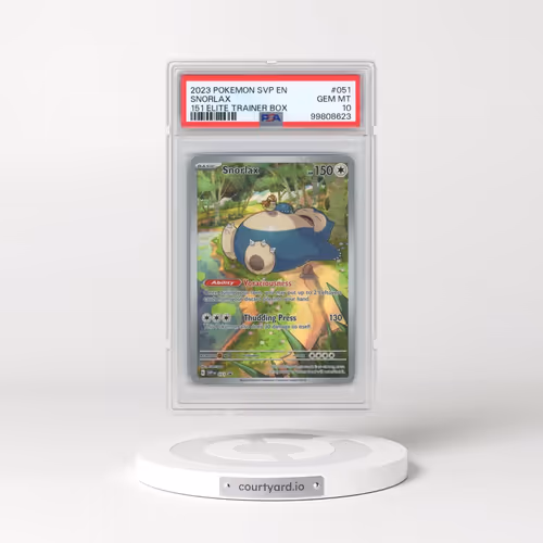 2023 Pokémon Svp EN-SV Black Star Promo #051 Snorlax - 151 Elite Trainer Box (PSA 10 GEM MINT)