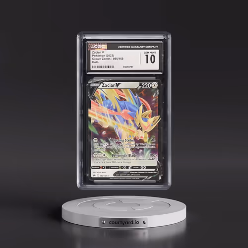 2023 Crown Zenith #095/159 Zacian V - Holo (CGC 10 GEM MINT)
