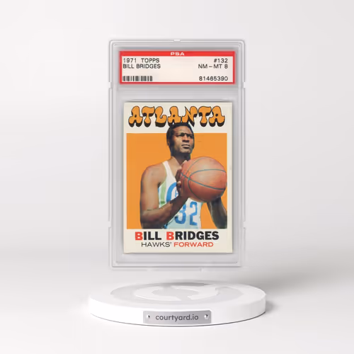 1971 Topps #132 Bill Bridges (PSA 8 NM-MT)