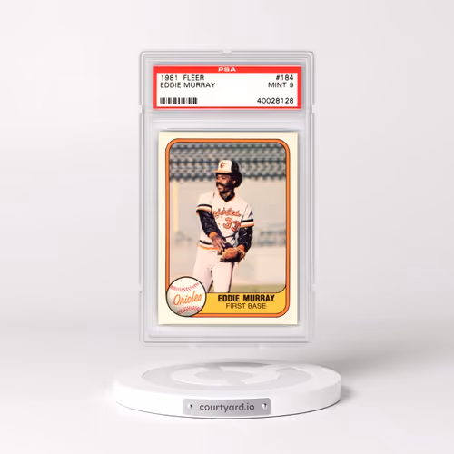 1981 Fleer #184 Eddie Murray (PSA 9 MINT)