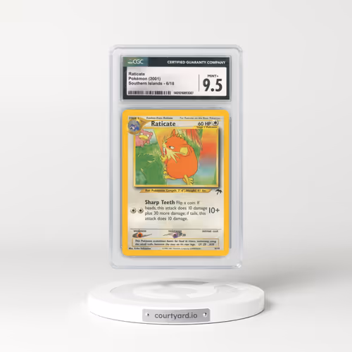 2001 Southern Islands #45461 Raticate (CGC 9.5 MINT+)