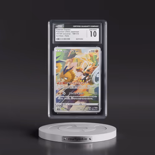 2022 VSTAR Universe #188/172 Galarian Zapdos - Art Rare Holo (CGC 10 GEM MINT)