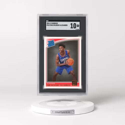 2018 Donruss #162 Shai Gilgeous-Alexander (SGC 10 GEM MINT)