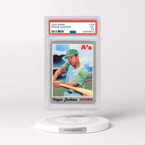 1970 Topps #140 Reggie Jackson (PSA 5.5 EX+)