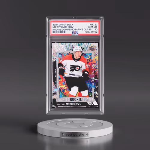 2024 Upper Deck Rookie Commemorative Class #RC27 Matvei Michkov (PSA 10 GEM MINT)