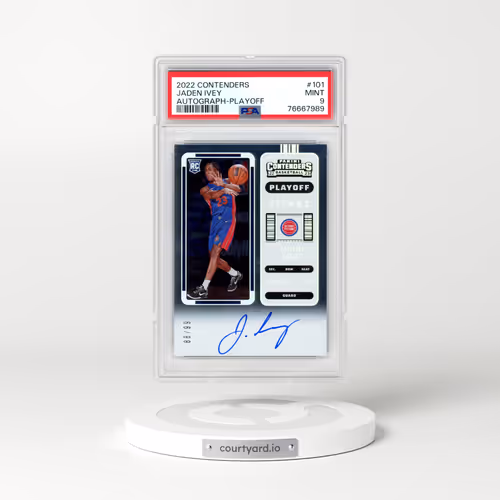 2022 Panini Contenders #101 Jaden Ivey - Autograph-Playoff (PSA 9 MINT)