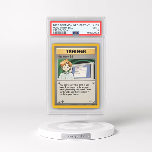 2002 Neo Destiny #105 Mail From Bill - 1st Edition (PSA 9 MINT)
