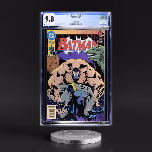 Batman #497 CGC 9.8 White Pages (D.C. Comics, 7/93) - Newsstand Edition