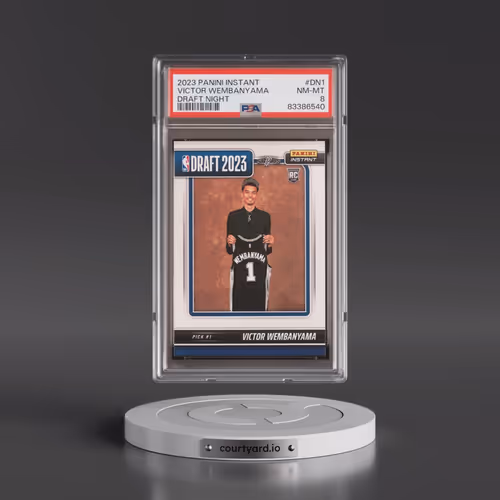 2023 Panini Instant Draft Night #DN1 Victor Wembanyama (PSA 8 NM-MT)