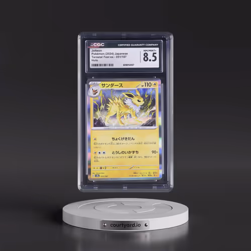 2024 High Class Pack: Terastal Fest ex - sv8a #051/187 Jolteon - Holo (CGC 8.5 NM-MT+)
