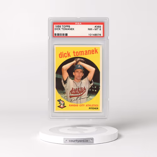 1959 Topps #369 Dick Tomanek (PSA 8 NM-MT)