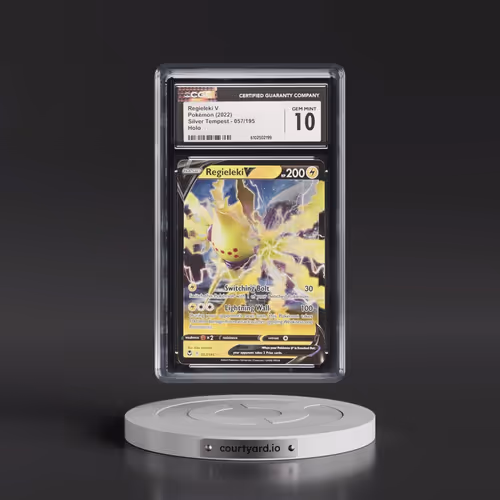 2022 Silver Tempest #057/195 Regieleki V - Holo (CGC 10 GEM MINT)