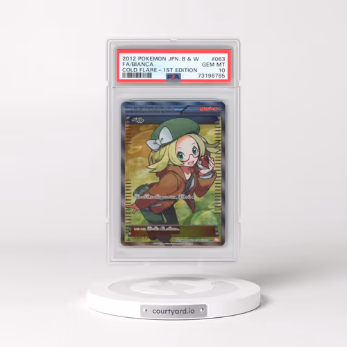 2012 Pokémon Black & White Cold Flare #063 Bianca - 1st Edition Full Art (PSA 10 GEM MINT)