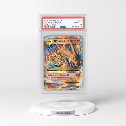 2016 Pokémon XY Evolutions #13 M Charizard EX - Holo (PSA 10 GEM MINT)