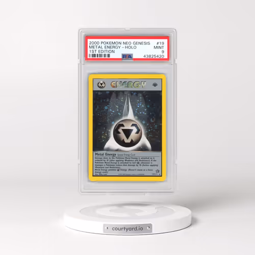 2000 Pokémon Neo Genesis #19 Metal Energy - 1st Edition Holo (PSA 9 MINT)