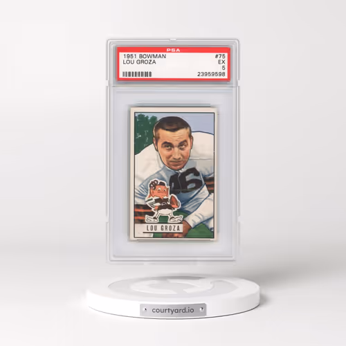 1951 Bowman #75 Lou Groza (PSA 5 EX)