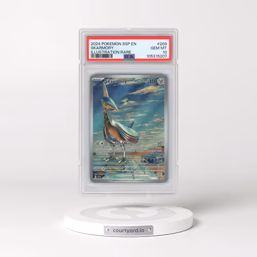 2024 Pokémon Ssp EN-Surging Sparks #209 Skarmory - Illustration Rare (PSA 10 GEM MINT)