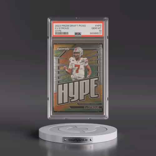 2023 Panini Prizm Draft Picks Hype #HP2 CJ Stroud (PSA 10 GEM MINT)