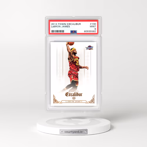 2014 Panini Excalibur #130 LeBron James (PSA 9 MINT)