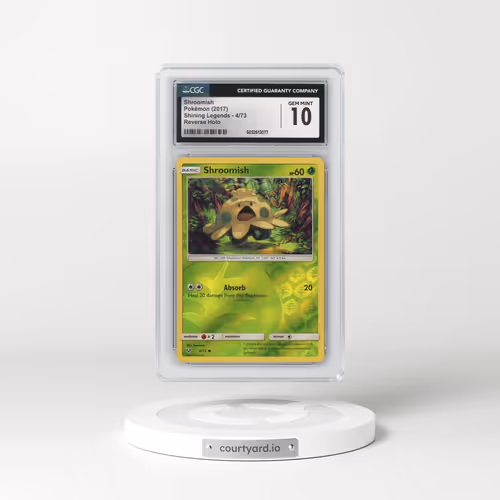 2017 Shining Legends #4/73 Shroomish - Reverse Holo (CGC 10 GEM MINT)