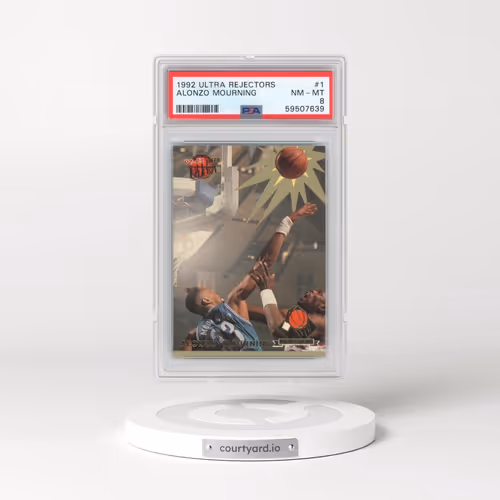 1992 Ultra Rejectors #1 Alonzo Mourning (PSA 8 NM-MT)