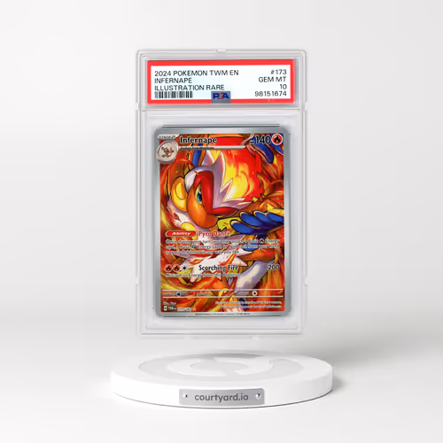 2024 Pokémon Twm EN-Twilight Masquerade #173 Infernape - Illustration Rare (PSA 10 GEM MINT)