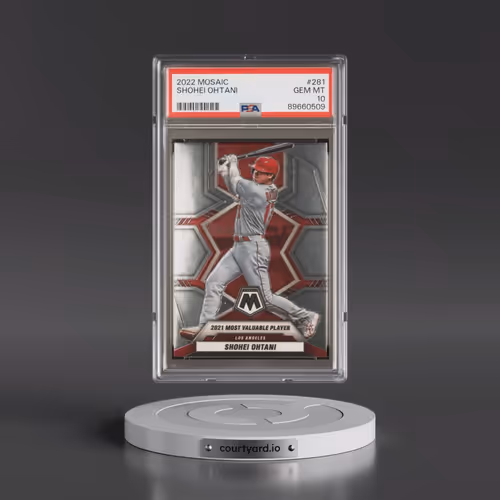 2022 Panini Mosaic #281 Shohei Ohtani (PSA 10 GEM MINT)