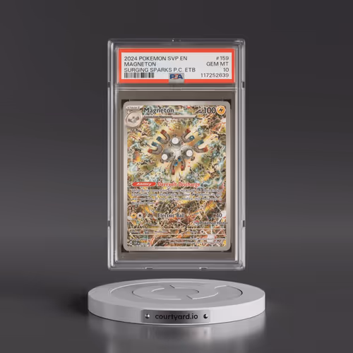 2024 Pokémon Svp EN-SV Black Star Promo #159 Magneton - Surging Sparks Pokemon Center Elite Trainer