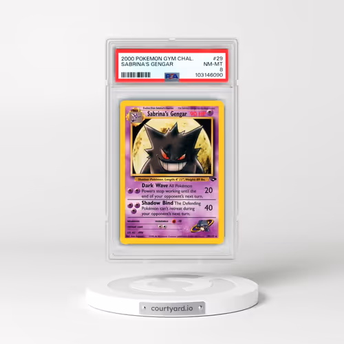 2000 Pokémon Gym Challenge #29 Sabrina's Gengar (PSA 8 NM-MT)