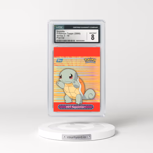 2000 Topps Series 3 #10 Squirtle (CGC 8 NM-MT)
