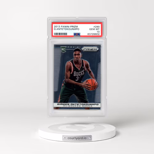 2013 Panini Prizm #290 Giannis Antetokounmpo (PSA 10 GEM MINT)