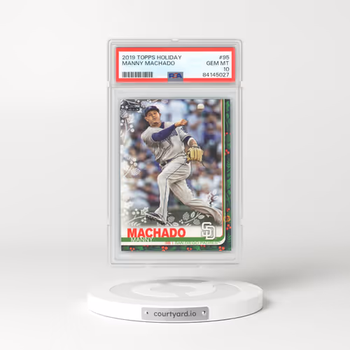 2019 Topps Holiday #95 Manny Machado (PSA 10 GEM MINT)