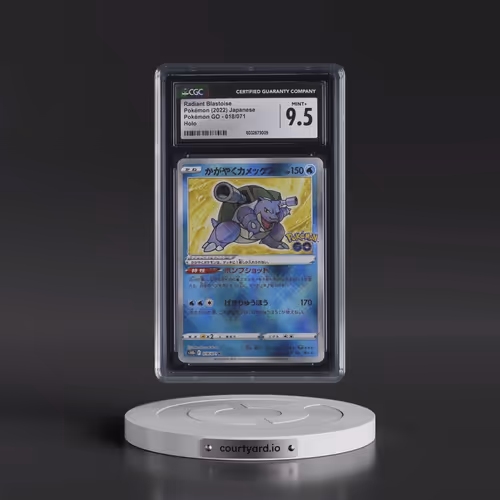2022 Pokémon GO #018/071 Radiant Blastoise - Holo (CGC 9.5 MINT+)